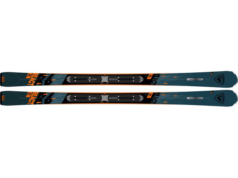 Rossignol skis react 6 black-orange - Te Velde