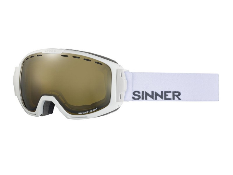 explosie vrije tijd Vervreemding Sinner MOHAWK skibril goggle met sintec-trans plus lens wit - Te Velde